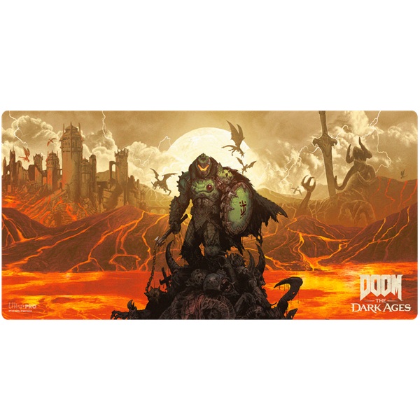Spillemåtte (Playmat) - Doom The Dark Ages: Wrath - Extended Playmat - Ultra Pro #16619
