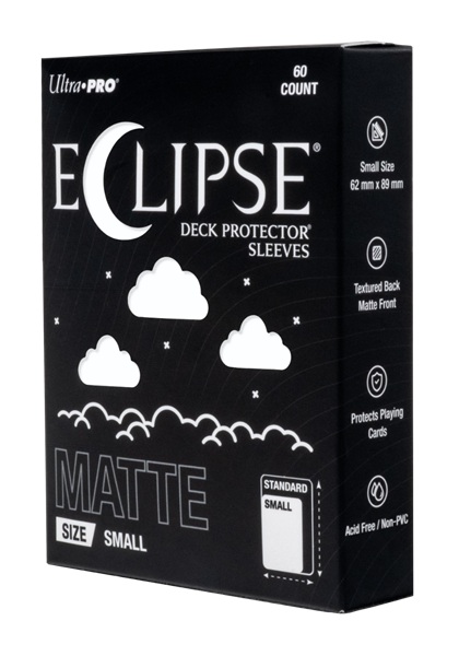 60 lommer - Ultra Pro - Eclipse Matte Small (2026): Arctic White (Hvid) (Top kvalitet) - Pro-Matte/Non-Glare - Professional Sleeves #16691