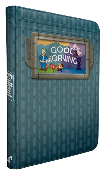 Mappe - Zippered 9-Pocket Premium Pro-Binder Fallout Vault Boy: Good Morning/Evening - 18x20 (Plads til 360 kort) - Ultra Pro #16811
