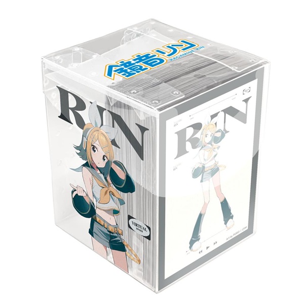 100 Lommer! Hatsune Miku: Retro Soundscapes - Rin - Deck Protector Sleeves in Clear Box - Ultra Pro #16831