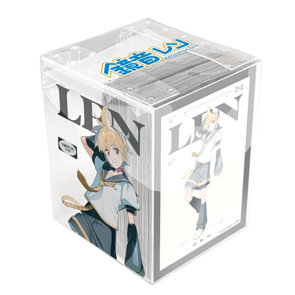 100 Lommer! Hatsune Miku: Retro Soundscapes - Len - Deck Protector Sleeves in Clear Box - Ultra Pro #16832