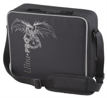Album - Ultra Pro - Portable Deluxe Gaming Case Black Dragon with Silver Trim - #84855