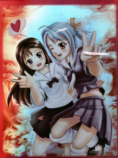 Mappe - School Girls - Deck Mappe - 112 kort lommer