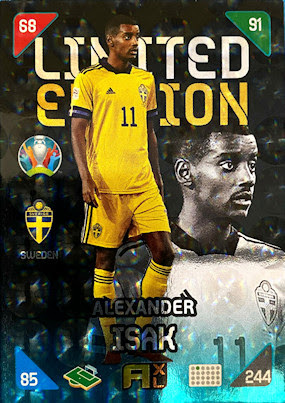 Adrenalyn Euro 2020: 2021 Kick Off - Alexander Isak (Sweden)