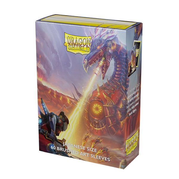 Dragon Shield Small/Japanese Size Deck Protectors - Brushed Art Sleeves: Bolt Reaper - 60 lommer - Dragonshield - Sleeves #AT-12611