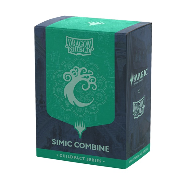 Dragon Shield Deck Protectors - Matte Dual Art Sleeves: Magic: The Gathering: The Guildpact Series - Simic Combine - 100 lommer - Dragonshield - Sleeves #AT-16512