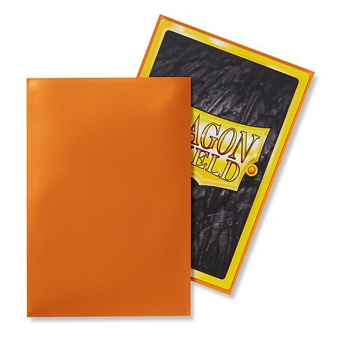 Dragon Shield Small/Japanese Size Deck Protectors - Classic: Orange - 60 lommer - Dragonshield (Yugioh) - Sleeves #AT-10613