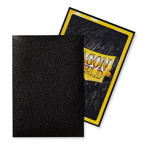 Dragon Shield Small/Japanese Size Deck Protectors - Matte: Jet - 60 lommer - Dragonshield (Yugioh) - Sleeves #AT-11124