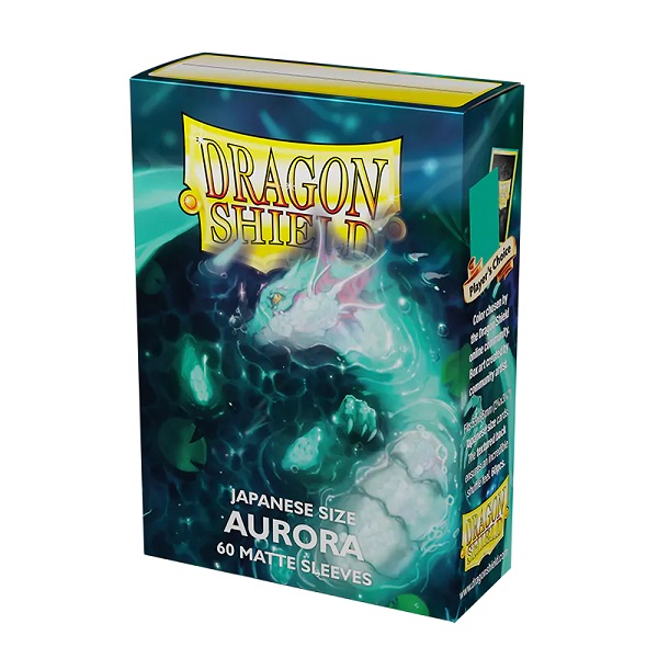 Dragon Shield Small/Japanese Size Deck Protectors - Matte: Aurora - 60 lommer - Dragonshield - Sleeves #AT-11158