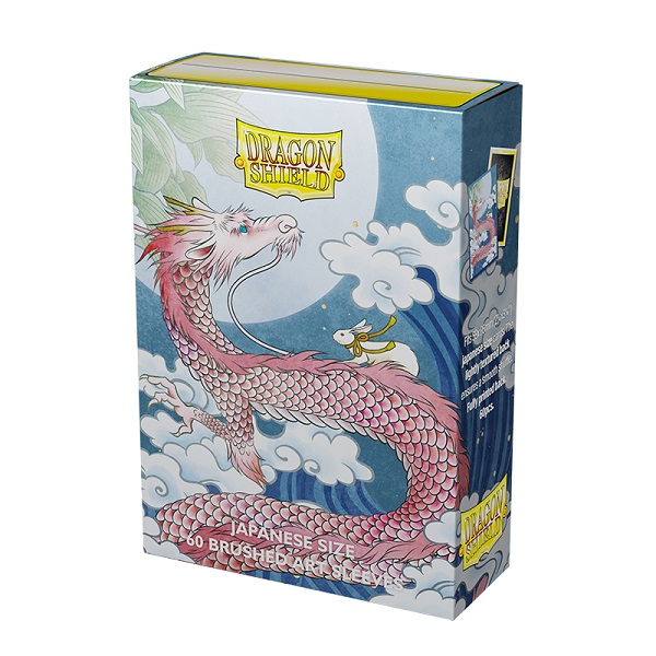 Dragon Shield Small/Japanese Size Deck Protectors - Brushed Art Sleeves: Water Rabbit (2023) - 60 lommer - Dragonshield - Sleeves #AT-12614