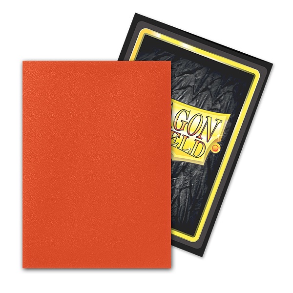 Dragon Shield Deck Protectors - Matte Dual: Ember (Orange) - 100 lommer - Dragonshield - Sleeves #AT-15054