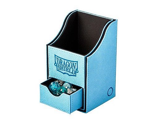 Dragon Shield Nest Box+ (Plus) - Blue/Black - Plads til 100+ kort i lommer - Dragonshield #AT-40209