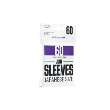 Gamegenic: Just Sleeves: Small/Japanese Size - Purple (Lilla) (60 Kortlommer)