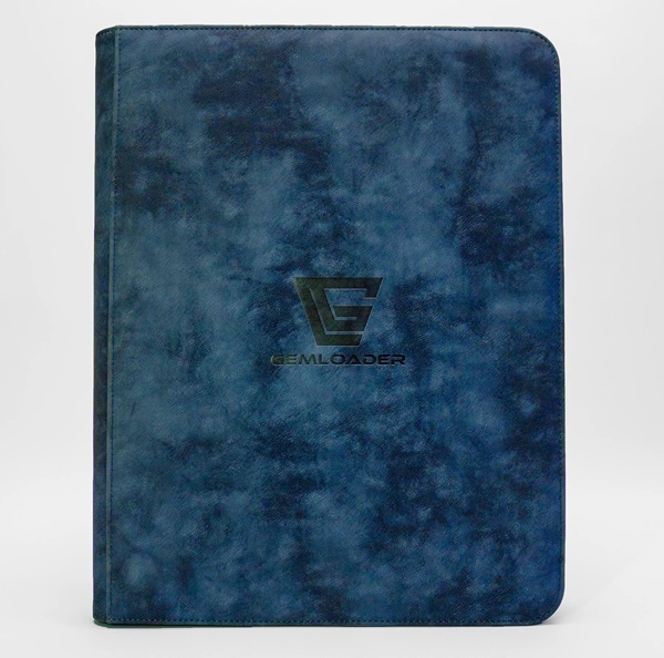 Mappe - Gemloader - Premium 9-Pocket Toploader Binder: Blue (Holder 216 kort)