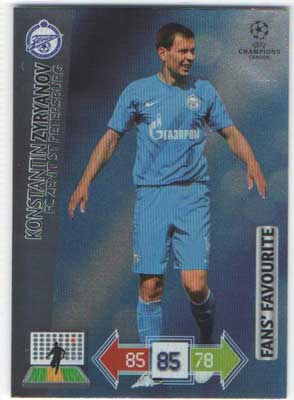 Konstantin Zyryanov - UEFA Champions League 2012/2013 - FC Zenit ST Petersburg