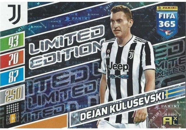 Adrenalyn FIFA 365 2022 - Dejan Kulusevski (Juventus)