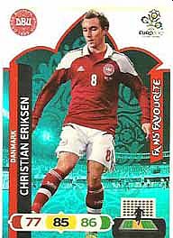 Christian Eriksen - EM Euro 2012 - Danmark - Panini Adrenalyn XL