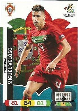 Miguel Veloso - EM Euro 2012 - Portugal - Panini Adrenalyn XL