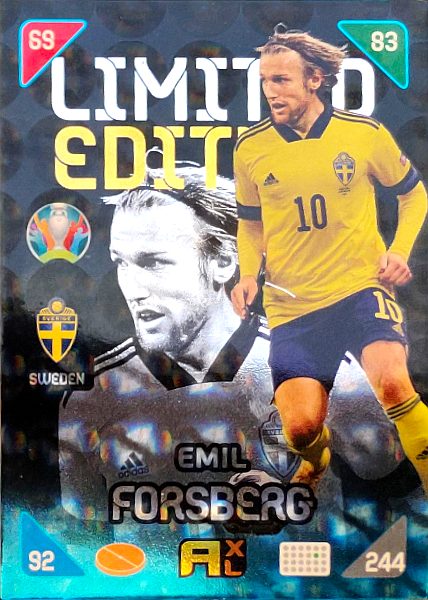 Adrenalyn Euro 2020: 2021 Kick Off - Emil Forsberg (Sweden)