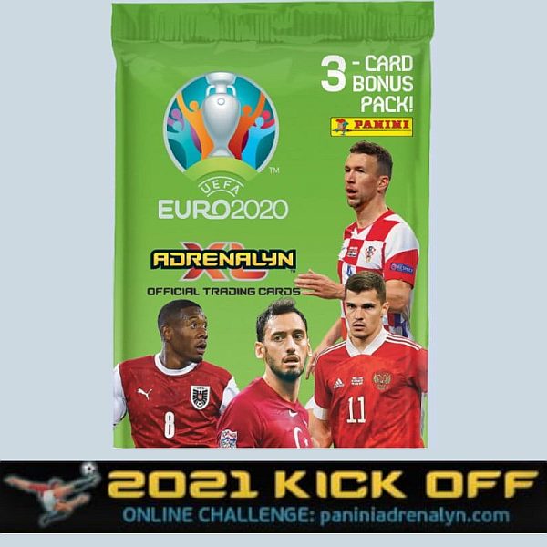 Panini Adrenalyn XL: UEFA Euro 2020: 2021 Kick Off Nordic Edition - Limited Edition Promo Pack - Boosterpakke