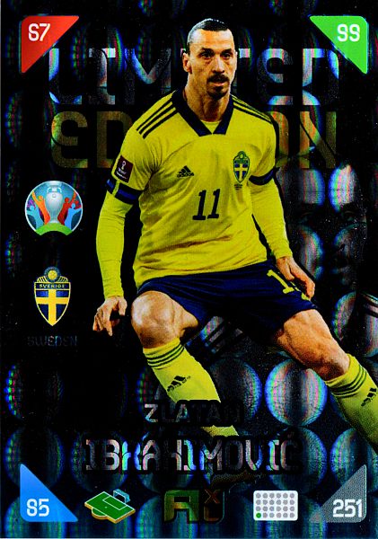 Adrenalyn Euro 2020: 2021 Kick Off - Zlatan Ibrahimovic (Sweden) - Non-Starter Promo