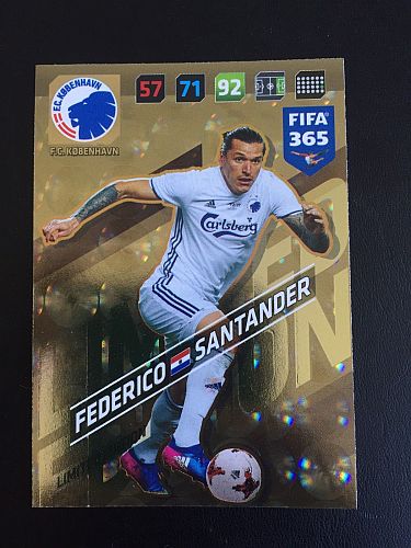 Adrenalyn FIFA 365 2018 Federico Santander, F.C. København