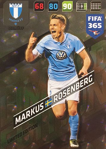 Adrenalyn FIFA 365 2018 Markus Rosenberg, Malmö FF