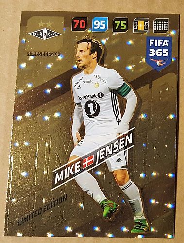 Adrenalyn FIFA 365 2018 Mike Jensen, Rosenborg BK