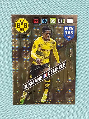 Adrenalyn FIFA 365 2018 Ousmane Dembélé, Borussia Dortmund