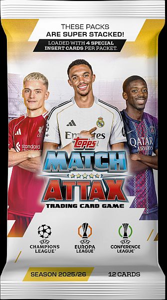Topps Match Attax - Match Attax 2025/2026: UEFA Champions League -  Booster Pack