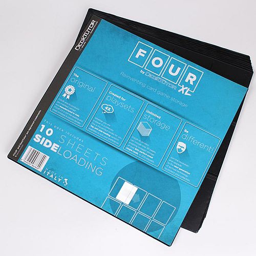 DeckTutor Mappelommer til Ringbind - FOUR XL - Sideloading (10 stk.) - Opbevar dine kort i playsets!