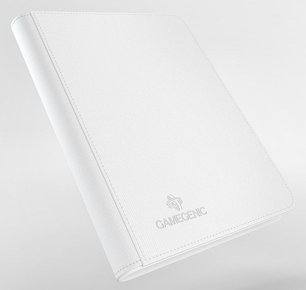 Gamegenic - Mappe: Zip-Up Album 8-Pocket (Holder 160 Kort) - White (Hvid)