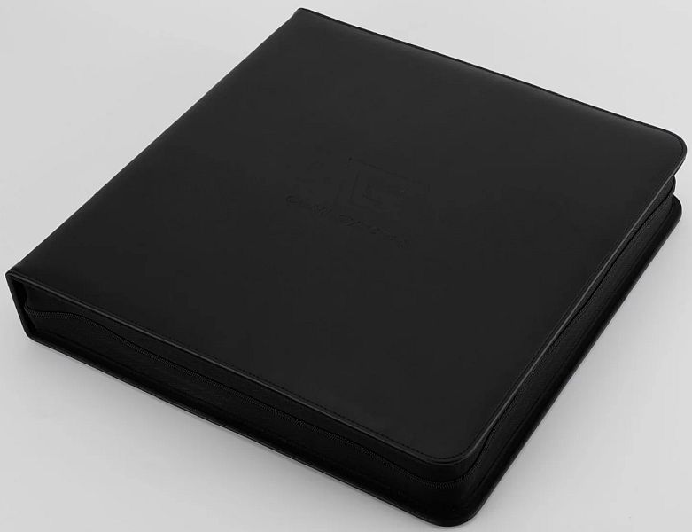Mappe - Gemloader - Premium 12-Pocket Toploader Binder: Black (Holder 336 kort)