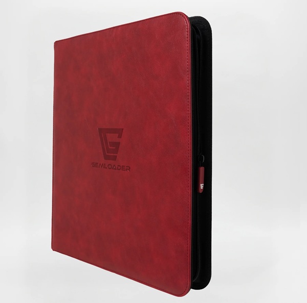 Mappe - Gemloader - Premium 12-Pocket Binder: Red (Holder 480 kort)