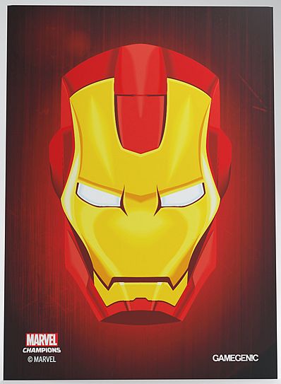 Gamegenic - Marvel Champions Sleeves - Iron Man (50+1 Kortlommer)