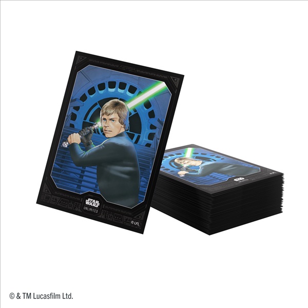 Gamegenic - Star Wars: Unlimited - Premium Art Sleeves Set 8: Ashes of the Empire - Jedi Luke Skywalker (60+1 Kortlommer)