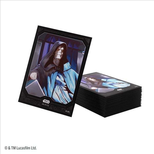 Gamegenic - Star Wars: Unlimited - Premium Art Sleeves Set 8: Ashes of the Empire - Emperor Palpatine (60+1 Kortlommer)