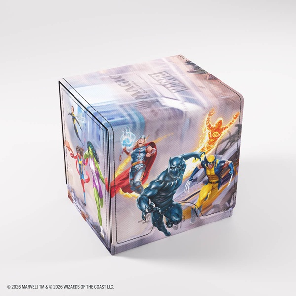 Gamegenic - Deck Box: Magic: The Gathering - Marvel Super Heroes - Sidekick Pro 100+ XL - Marvel Super Heroes