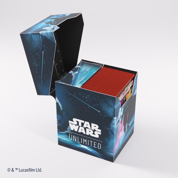 Gamegenic - Deck Box: Star Wars: Unlimited Soft Crate - Darth Vader