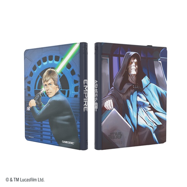 Gamegenic - Mappe: Star Wars: Unlimited - Set 8: Ashes of the Empire - Album 18-Pocket (Holder 360 Kort) - Jedi Luke Skywalker & Emperor Palpatine