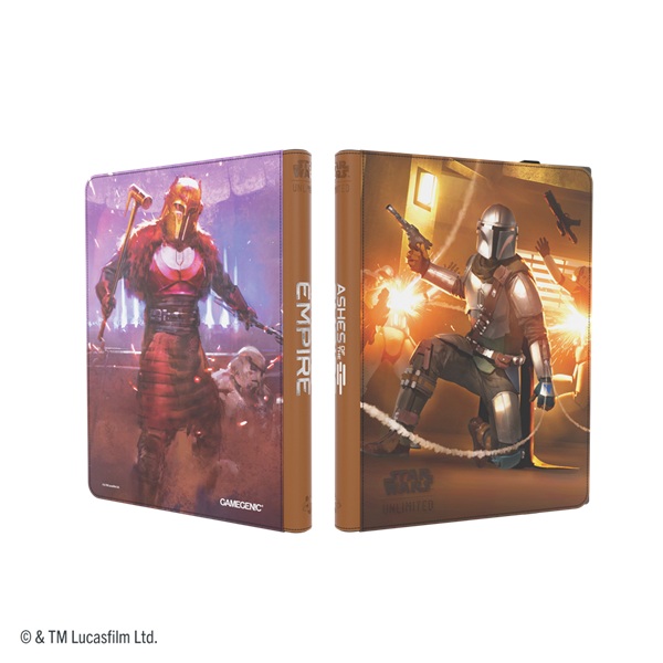 Gamegenic - Mappe: Star Wars: Unlimited - Set 8: Ashes of the Empire - Album 18-Pocket (Holder 360 Kort) - The Armorer & Whistling Birds