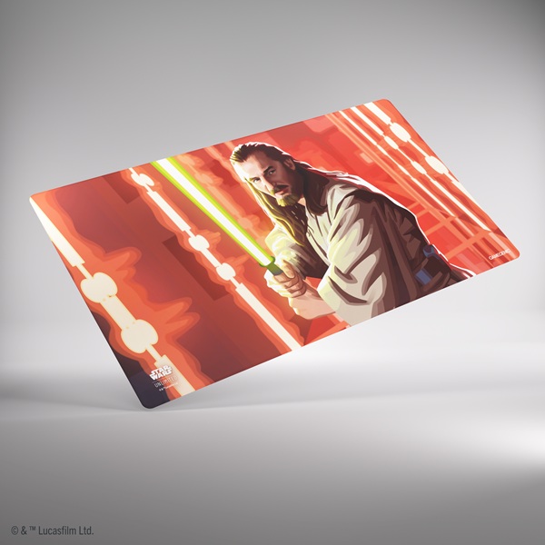 Gamegenic - Spillemåtte: Star Wars: Unlimited - Legends of the Force - Game Mat - Qui-Gon Jinn