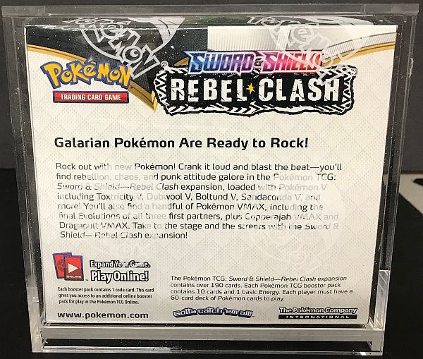 Graded Power - Acrylic Case (Akrylkasse) - Pokemon - Booster Box Display: Modern