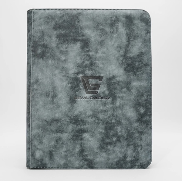 Mappe - Gemloader - Premium 9-Pocket Toploader Binder: Grey (Holder 216 kort)