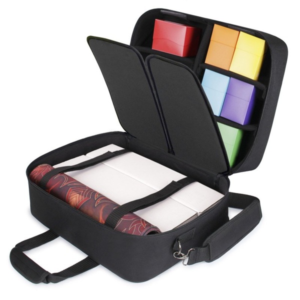 Enhance Gaming: USA Gear Magic: the Gathering MTG Deck Box Bag Travel Case: Black