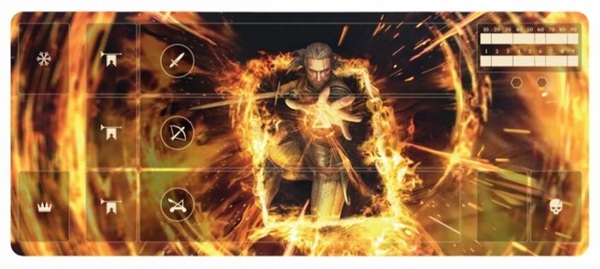 Spillemåtte (Playmat) - Gwent: The Legendary Card Game - Geralt