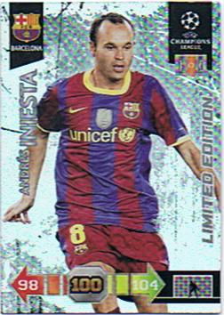 Andrés Iniesta - UEFA Champions League 2010/2011 - Barcelona - Limited Edition!