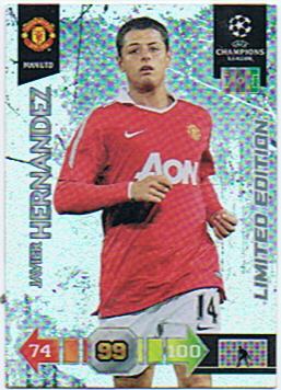 Javier Hernandez - UEFA Champions League 2010/2011 - Manchester United - Limited Edition!