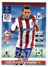 2014-15 Adrenalyn Champions League, Koke