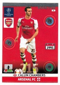 2014-15 Adrenalyn Champions League, Calum Chambers